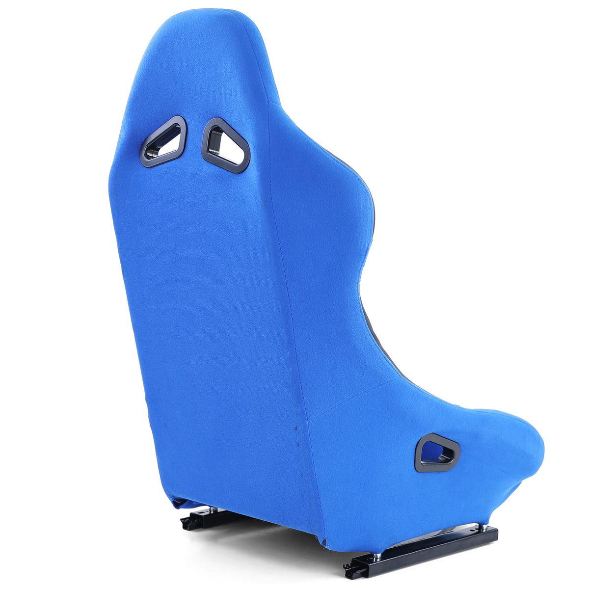Sedile Sportivo a Guscio Race1 con Guide Tessuto Blu Universale