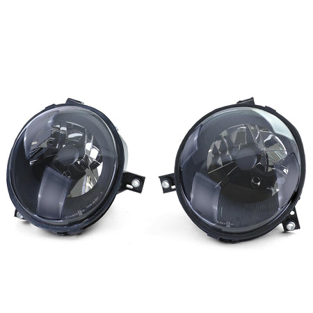Fari Vetro Trasparente Set Nero Fumè per Volkswagen Lupo 6X (1998-2005)
