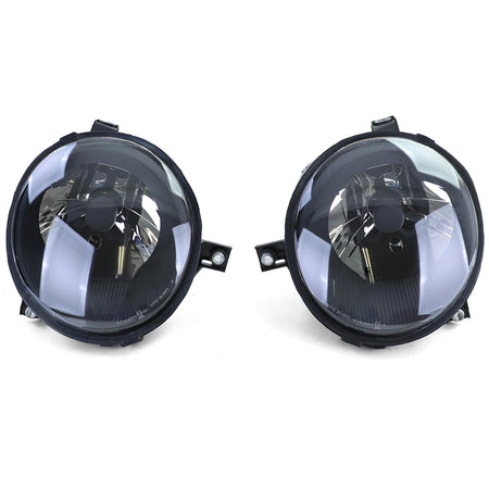 Fari Vetro Trasparente Set Nero Fumè per Volkswagen Lupo 6X (1998-2005)