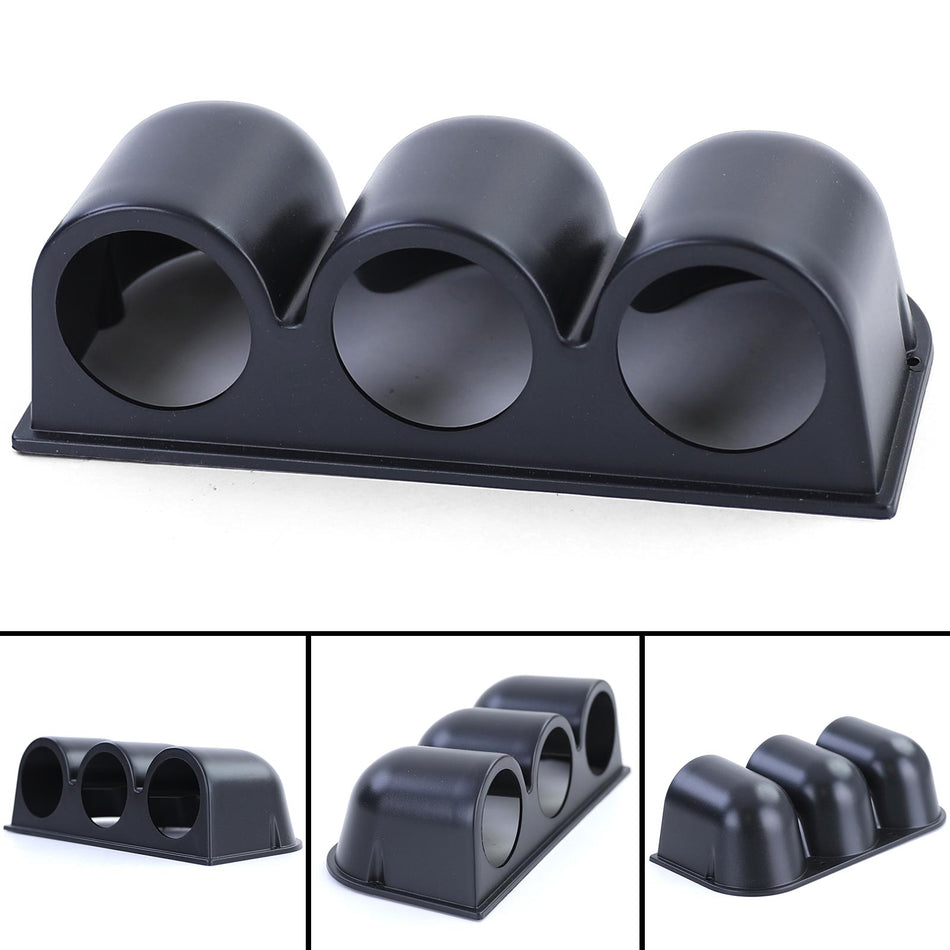 Supporto per 3 Strumenti Aggiuntivi 52mm Nero Opaco Universale