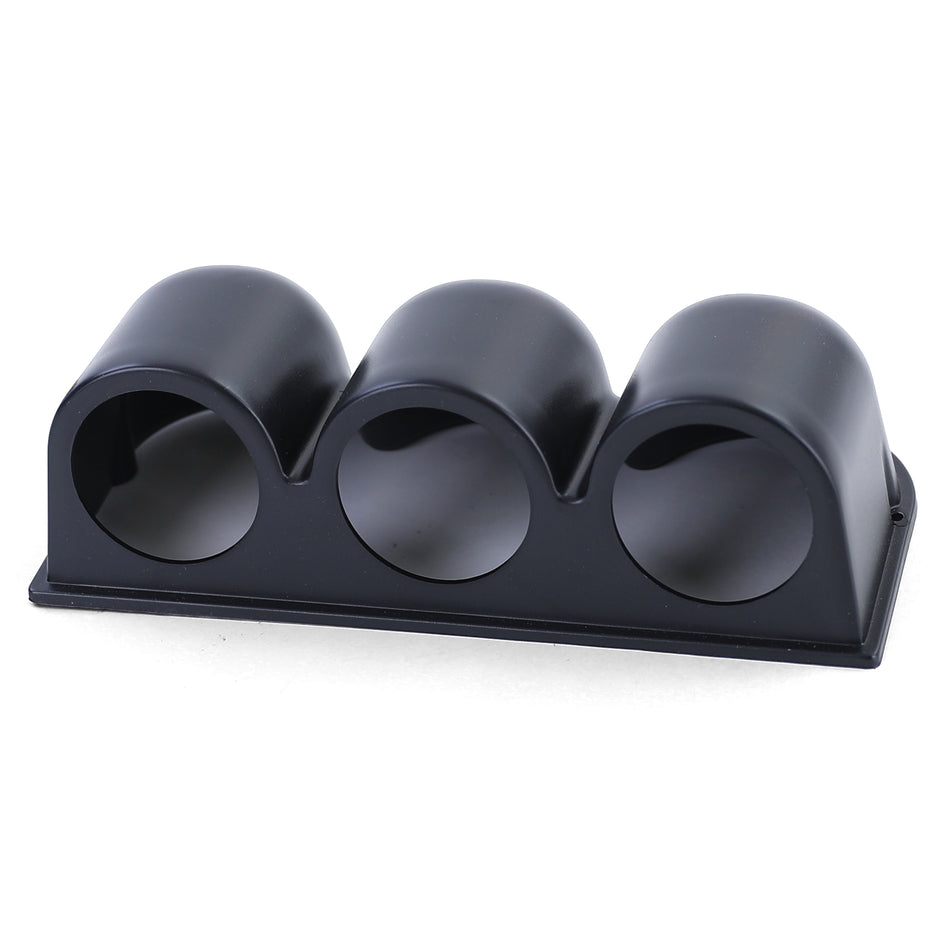 Supporto per 3 Strumenti Aggiuntivi 52mm Nero Opaco Universale
