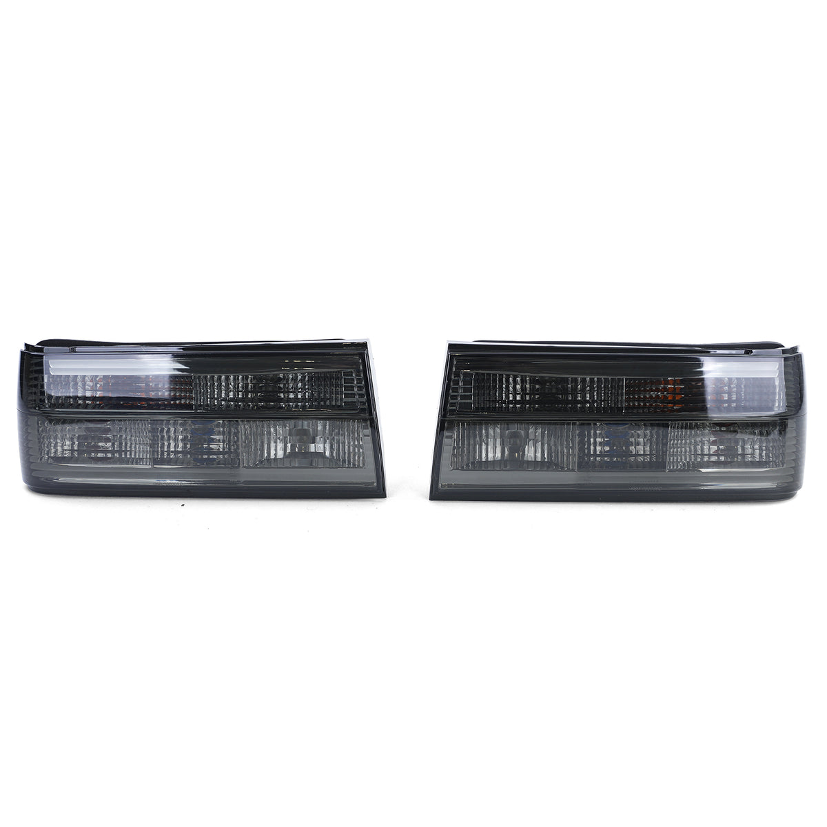 Fanali Posteriori Vetro Trasparente Neri per BMW Serie 3 E30 Facelift