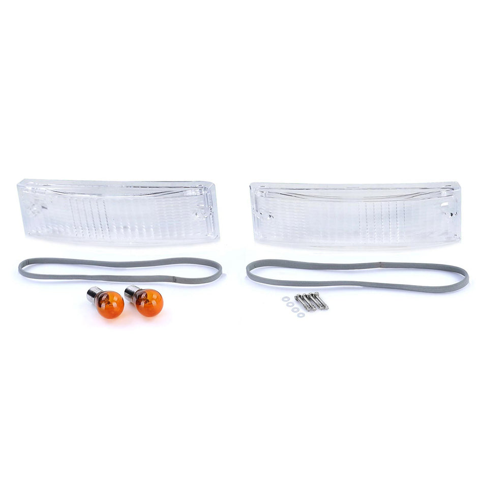 Frecce Bianche Anteriori con Guarnizioni per Porsche 911 G-Modell 1974-1989
