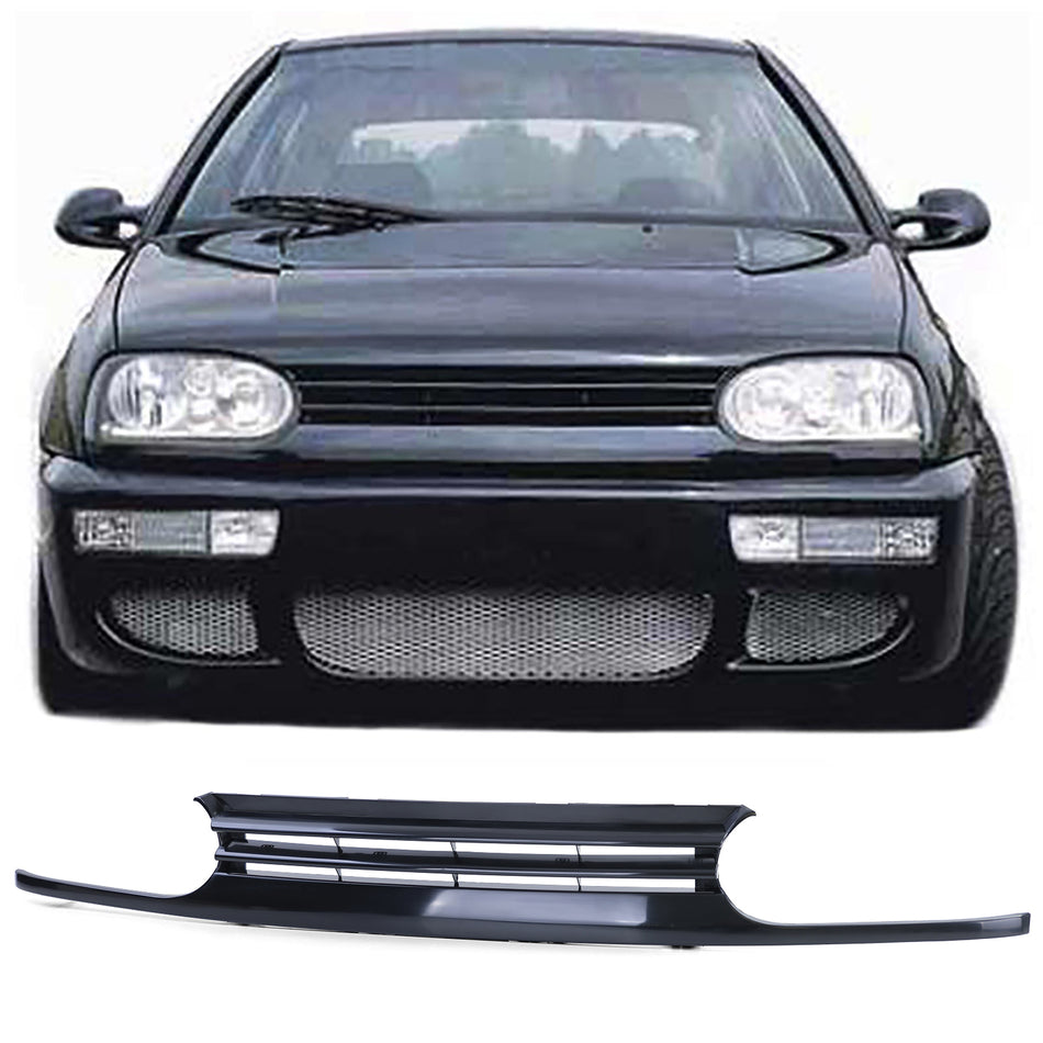 Griglia Anteriore VR6 Look ABS Senza Emblema per Volkswagen Golf 3 (1991-1997)