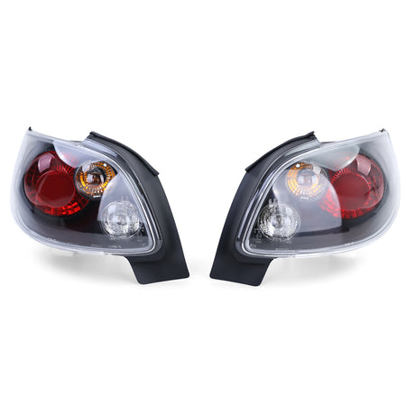 Fanali Posteriori Neri per Peugeot 206 CC Coupé Cabrio 2000-2008 E-Prüfzeichen