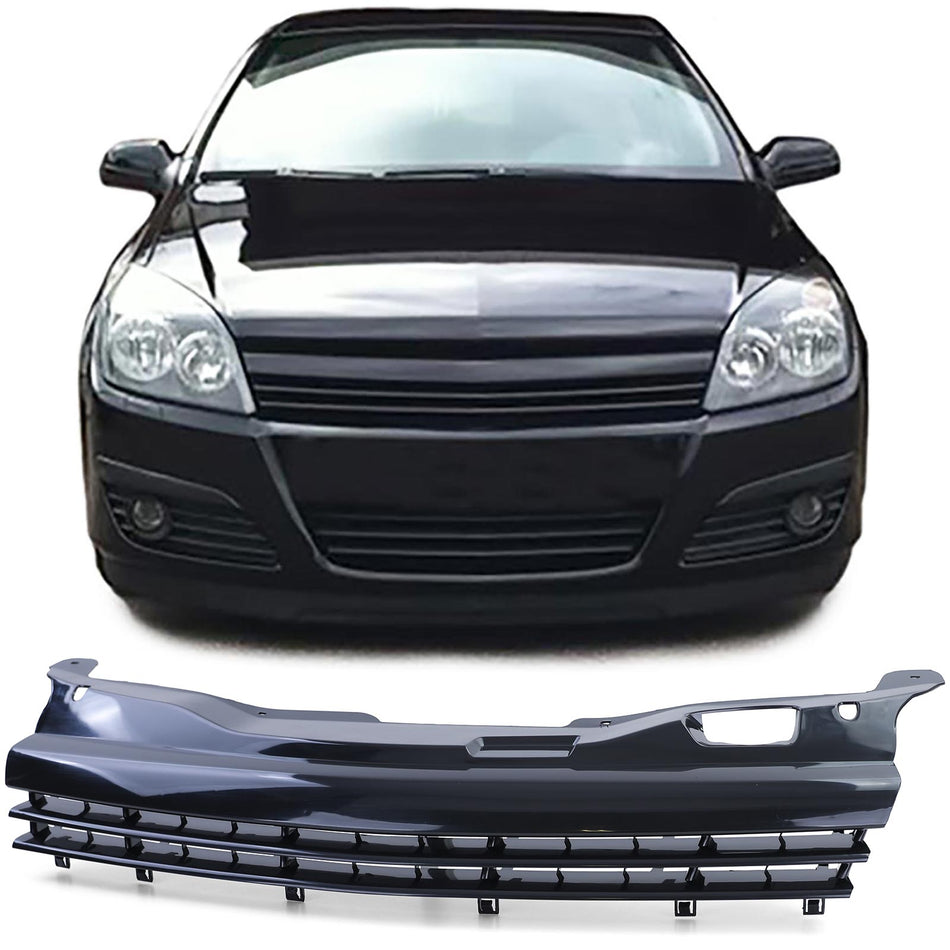 Griglia Anteriore Senza Emblema per Opel Astra H 2004-2006 5 Porte e Kombi