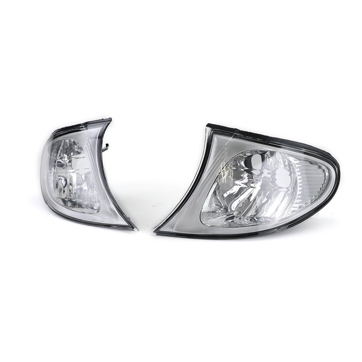 Frecce Vetro Trasparente Set Cromato per BMW Serie 3 E46 Berlina Touring 01-05