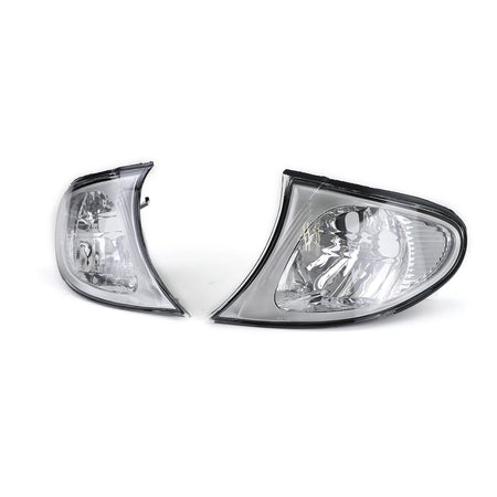 Frecce Vetro Trasparente Set Cromato per BMW Serie 3 E46 Berlina Touring 01-05