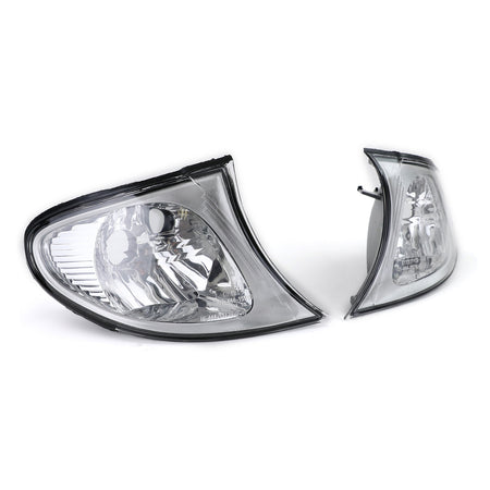 Frecce Vetro Trasparente Set Cromato per BMW Serie 3 E46 Berlina Touring 01-05