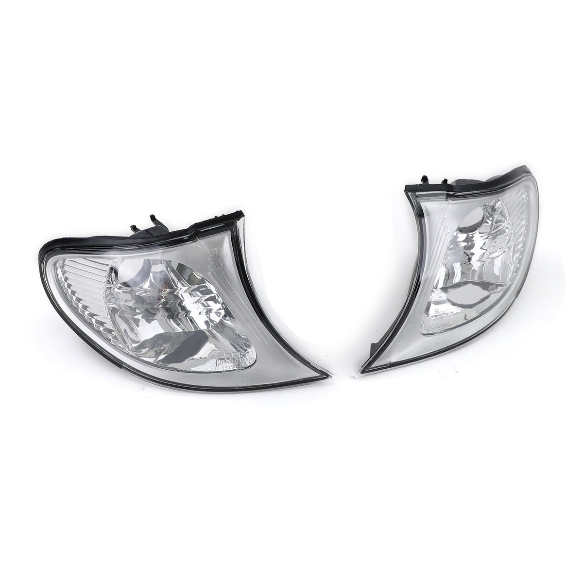 Frecce Vetro Trasparente Set Cromato per BMW Serie 3 E46 Berlina Touring 01-05