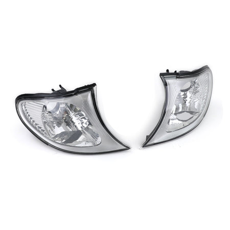 Frecce Vetro Trasparente Set Cromato per BMW Serie 3 E46 Berlina Touring 01-05