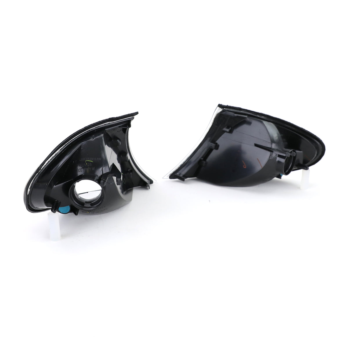 Frecce Vetro Trasparente Set Cromato per BMW Serie 3 E46 Berlina Touring 01-05