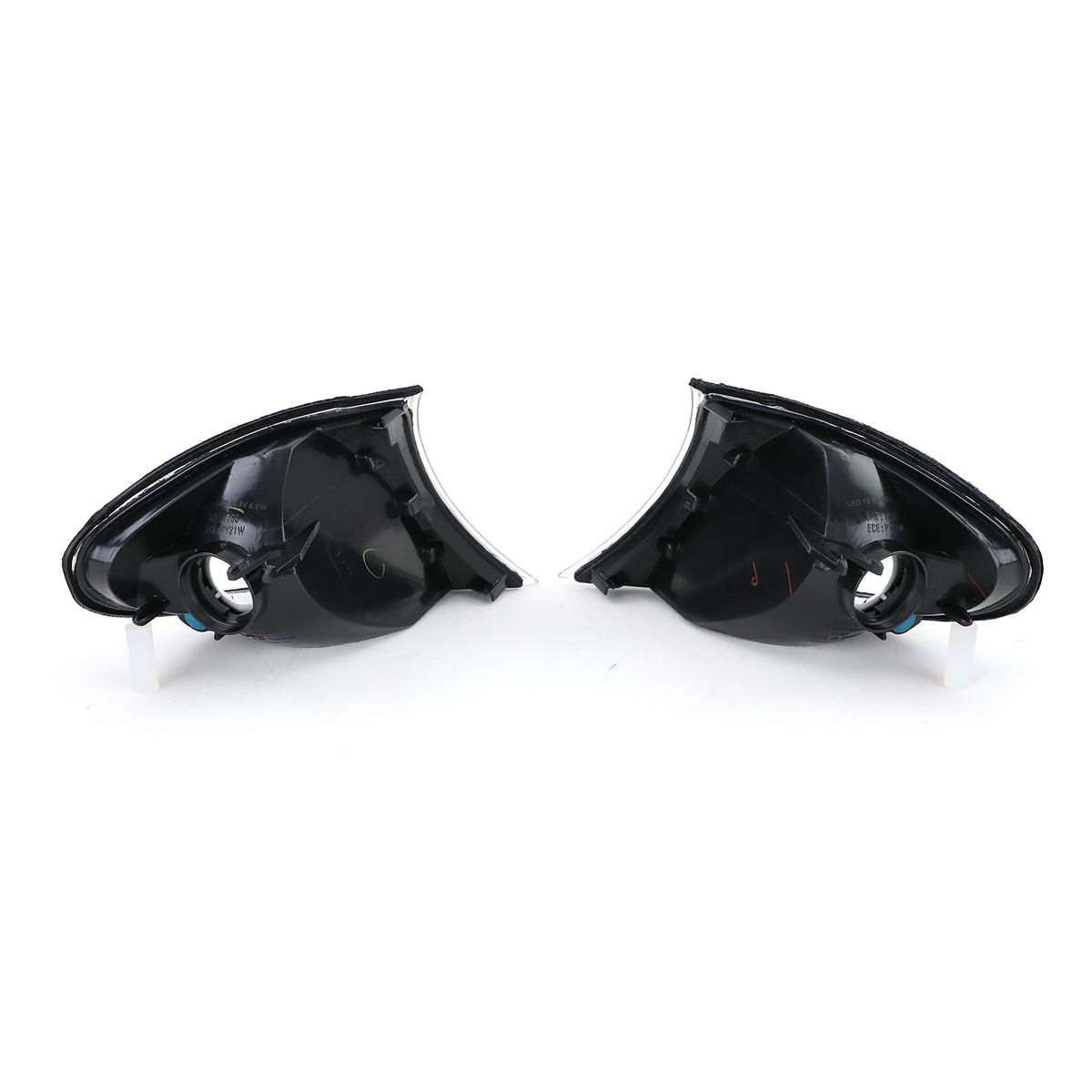Frecce Vetro Trasparente Set Cromato per BMW Serie 3 E46 Berlina Touring 01-05