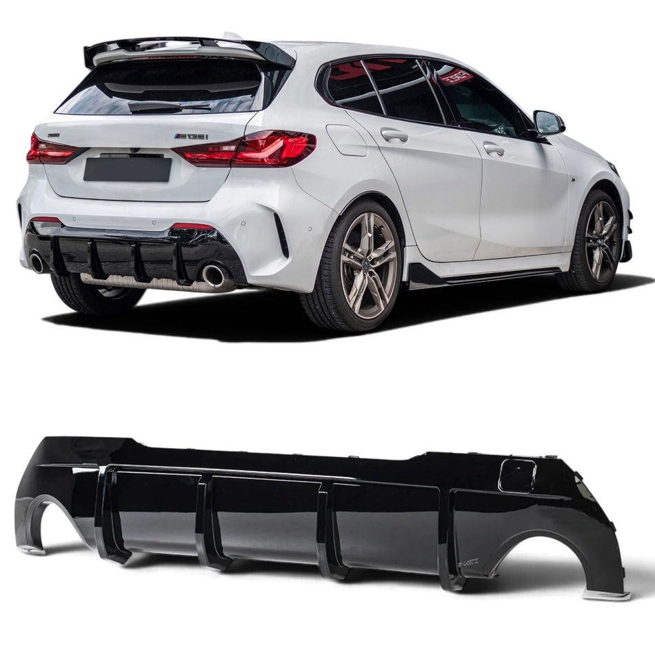 Diffusore Posteriore Compatibile con BMW Serie 1 F40 (2019–2024)