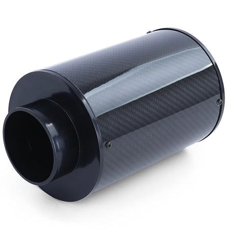 Echt Carbon Airbox Sport Filtro Aria Aspirazione Fredda Universal Set per Auto