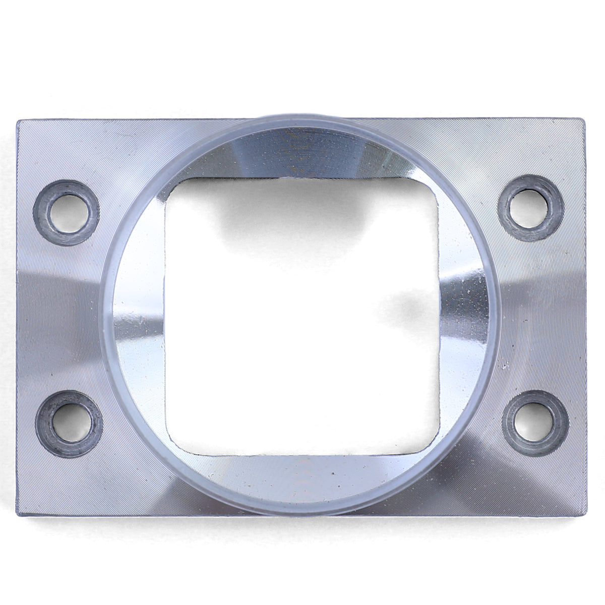 Alluminio Adapter 70mm Rund Auf 100x70mm Eckig Filtro Aria per BMW E30 E36 E34
