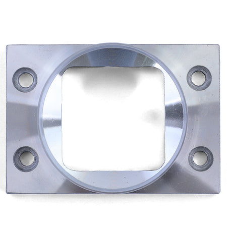 Alluminio Adapter 70mm Rund Auf 100x70mm Eckig Filtro Aria per BMW E30 E36 E34