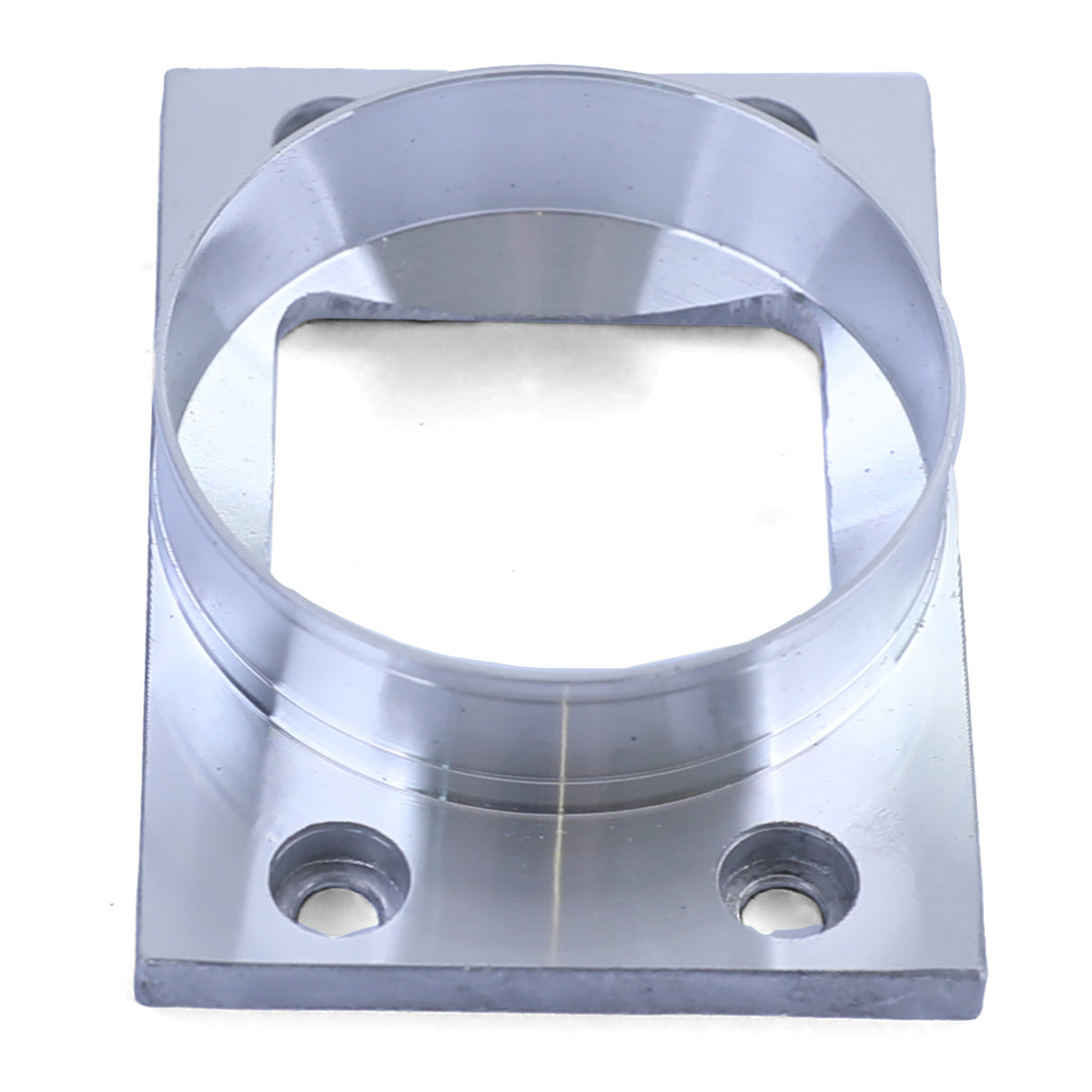 Alluminio Adapter 70mm Rund Auf 100x70mm Eckig Filtro Aria per BMW E30 E36 E34
