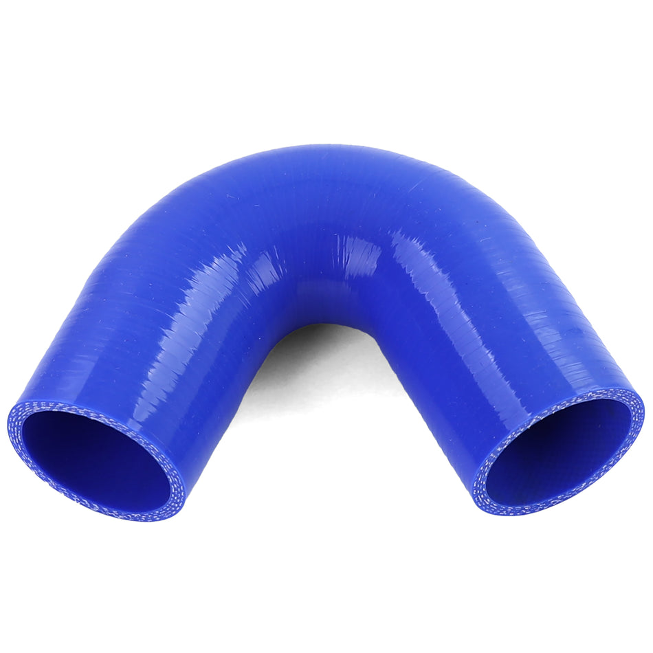 Tubo in Silicone 135° Ø 51mm 102/102mm Blu Universale per Tuning Auto