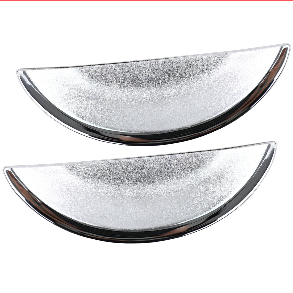 Maniglia Inserti Portiere Cromati Opachi per Peugeot 206 1998-2009 4 Pezzi