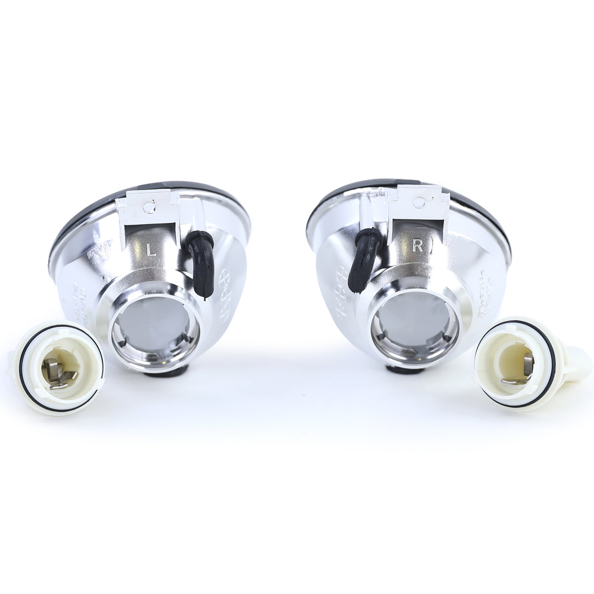 Frecce Vetro Trasparente Nere Fumé per Volkswagen Lupo 1998-2005, Lato Destro