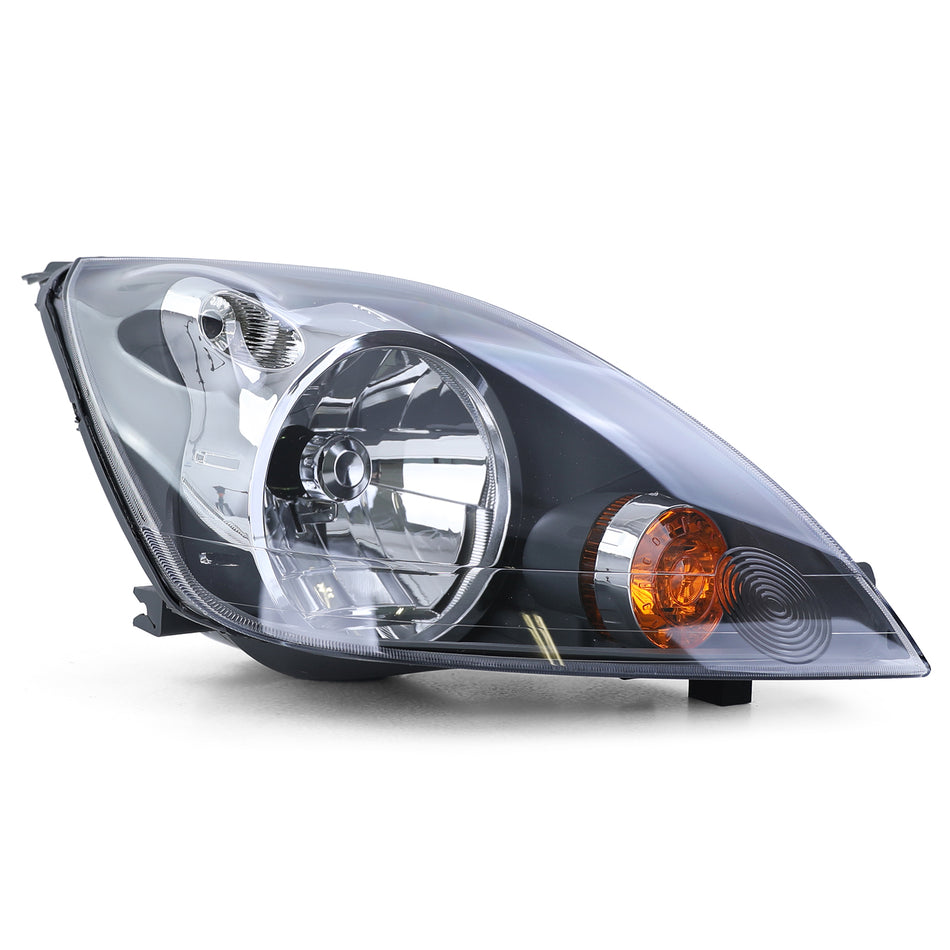 Fari H4 Neri con Motore Elettrico Destro per Ford Fiesta JH JD 05-07