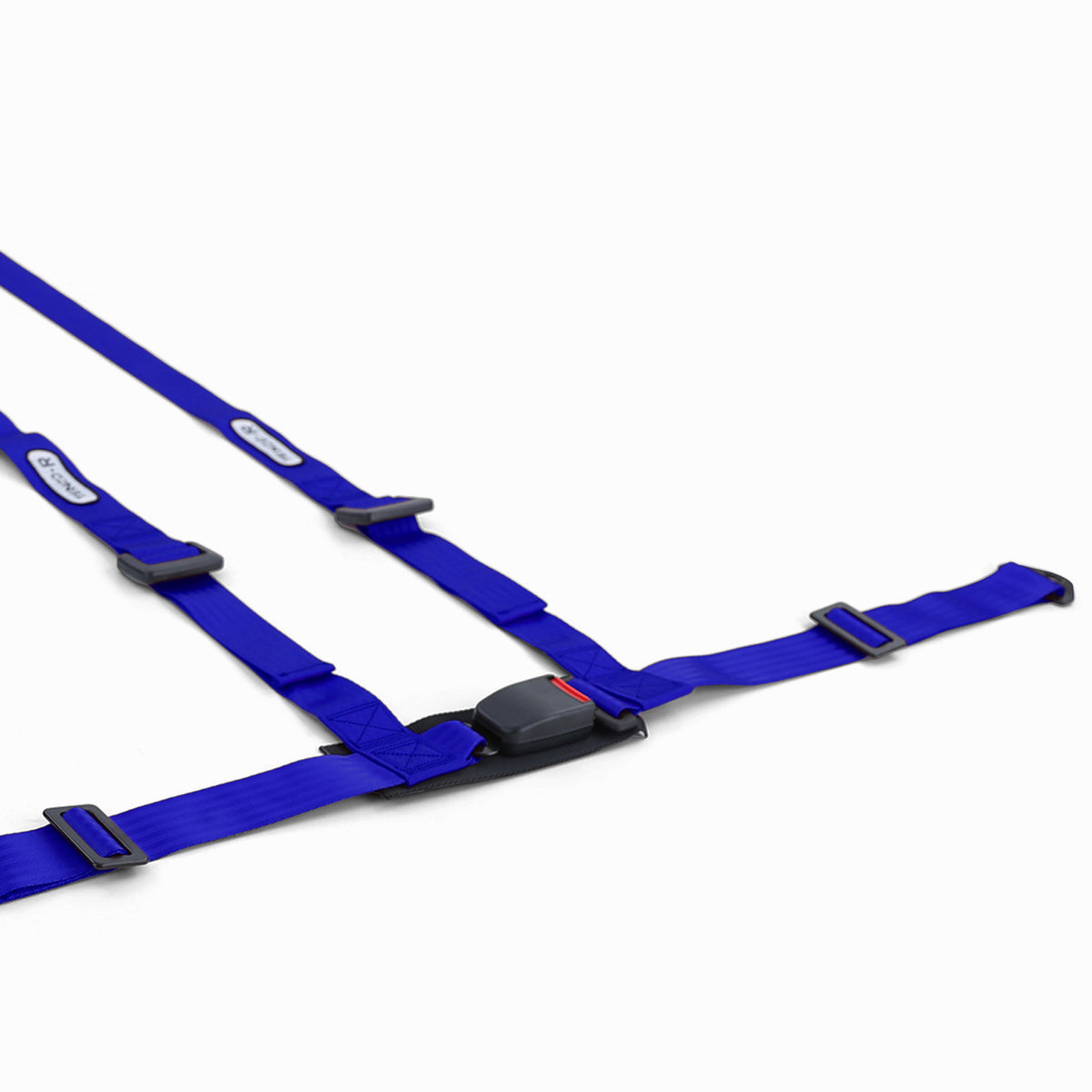 Cinture Sportive 3 Punti Blu con E Segno Universali per Auto