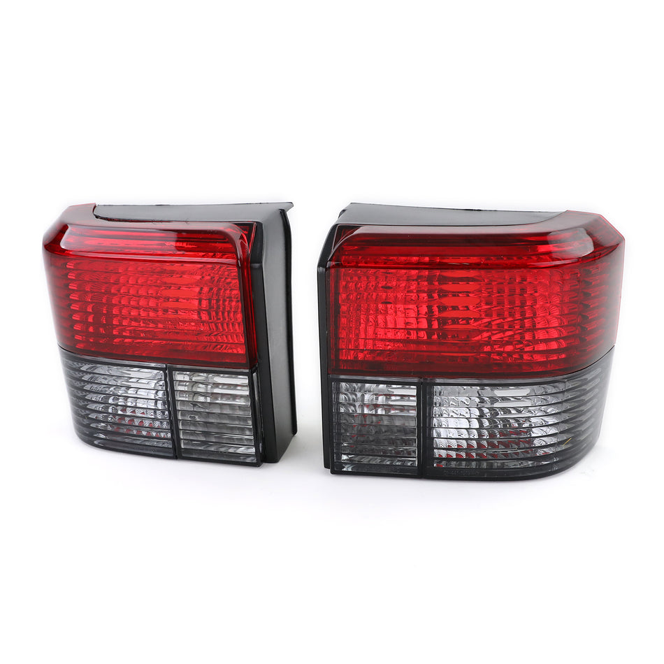 Fanali Posteriori Set Rosso Nero Cristallo per Volkswagen Bus Transporter T4