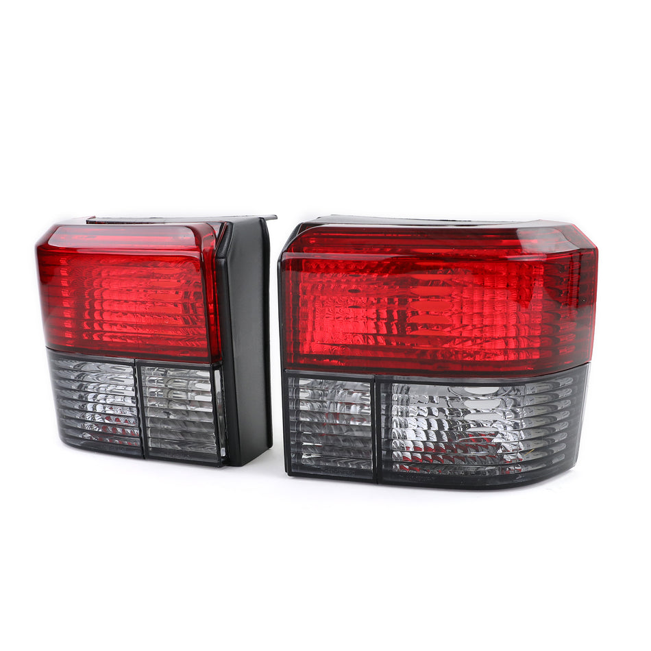 Fanali Posteriori Set Rosso Nero Cristallo per Volkswagen Bus Transporter T4