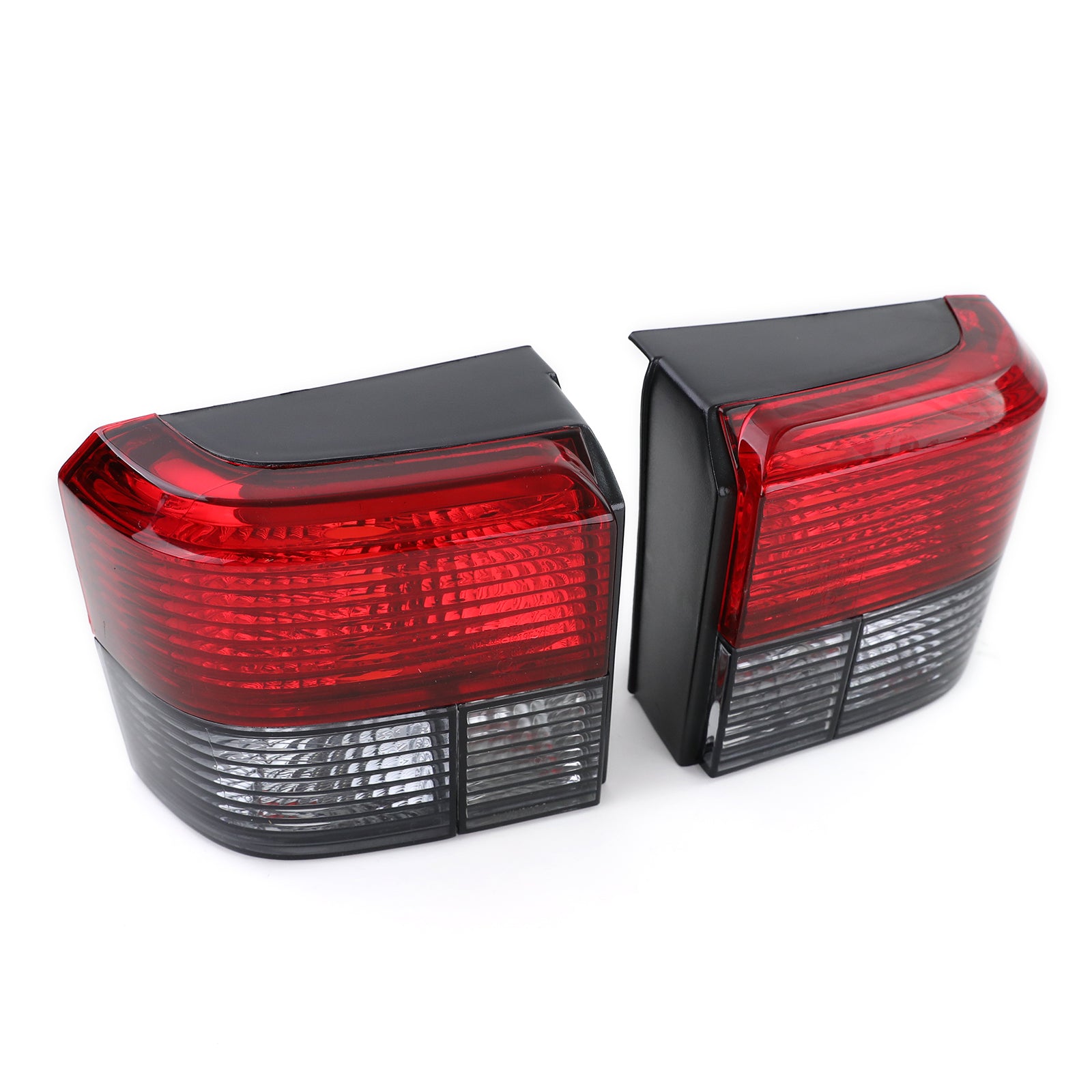 Fanali Posteriori Set Rosso Nero Cristallo per Volkswagen Bus Transporter T4