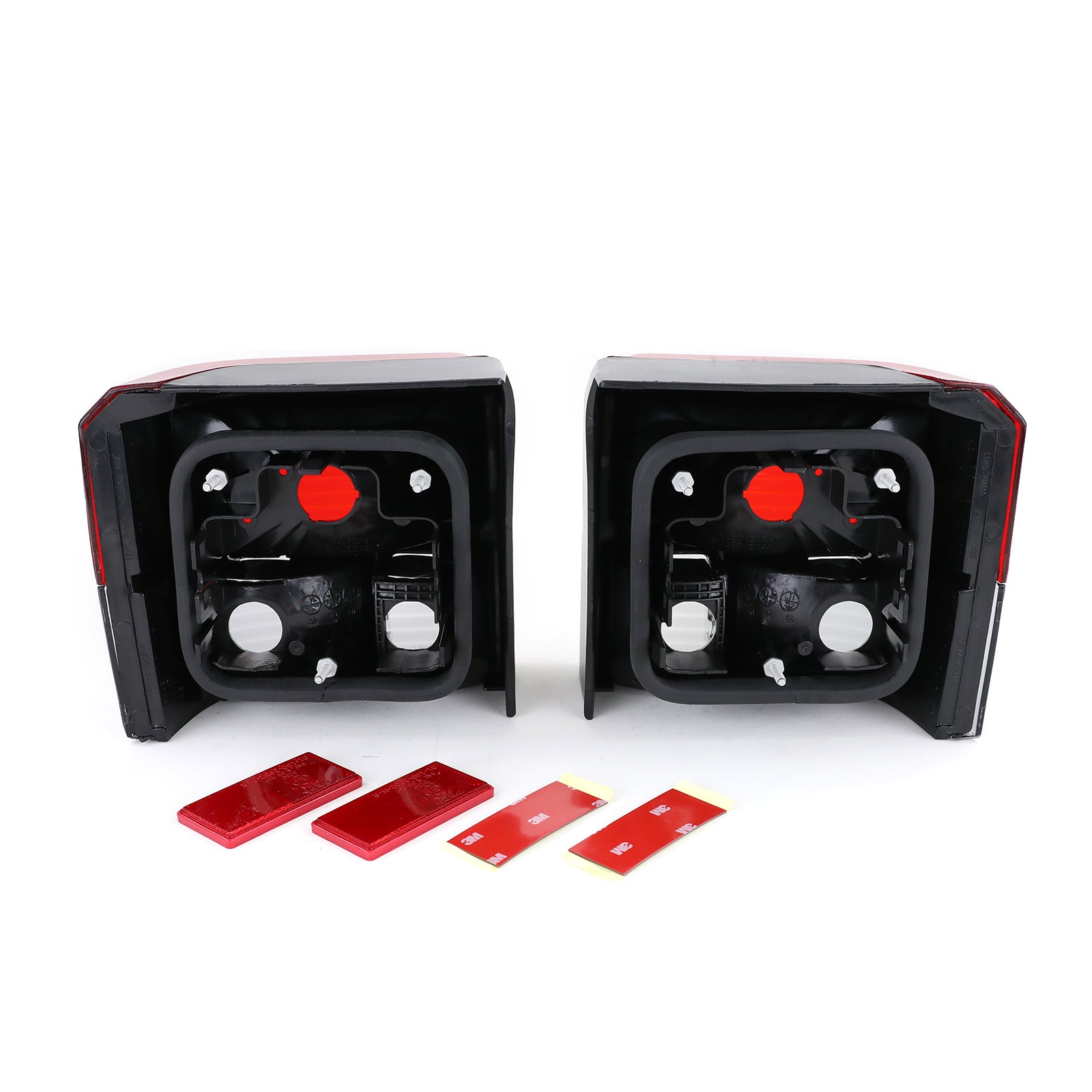 Fanali Posteriori Set Rosso Nero Cristallo per Volkswagen Bus Transporter T4