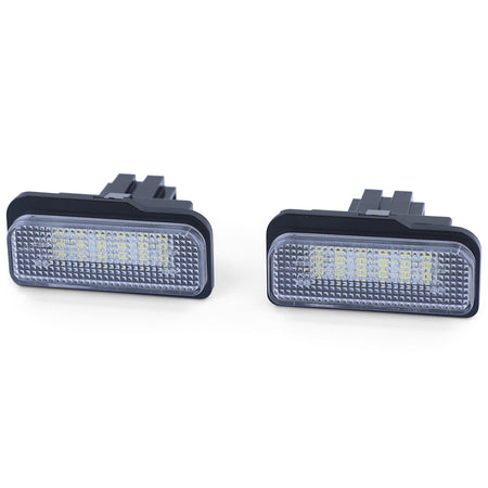 LED Luce Targa Bianco 6000K per Mercedes C219 R171 W211 W203 (2 Pezzi)