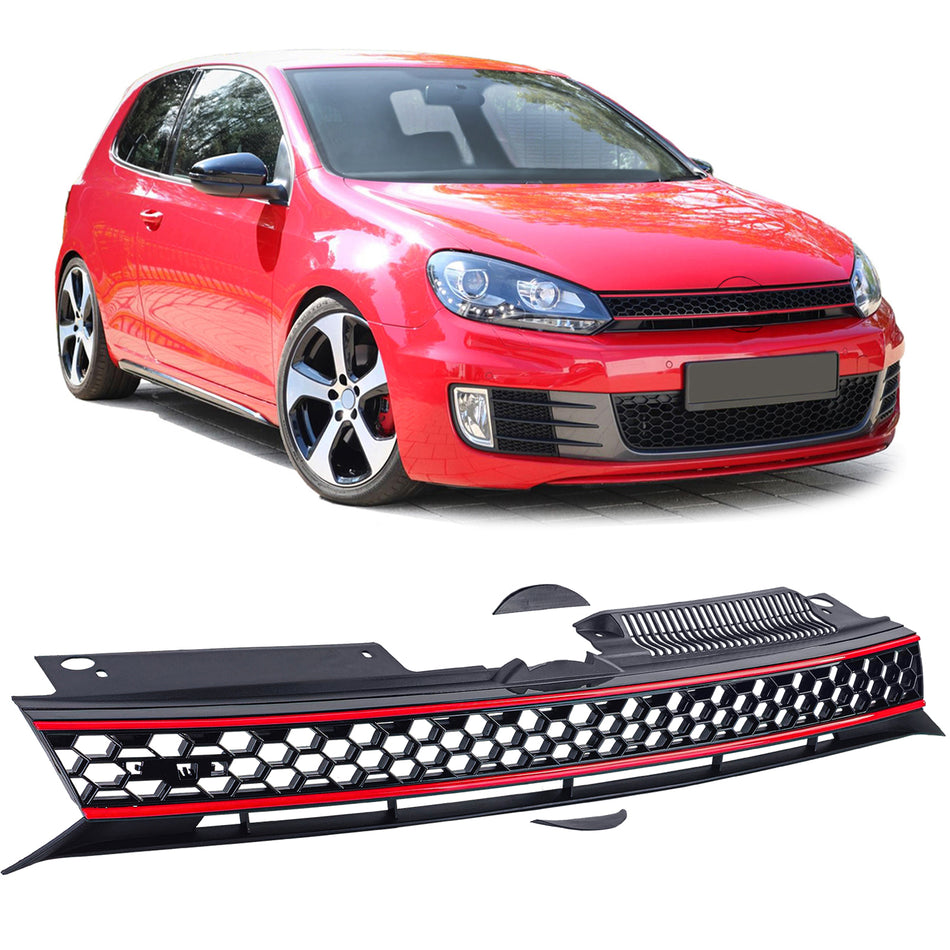 Griglia Sportiva Senza Emblema per Volkswagen Golf 6 GTI 2008-2013