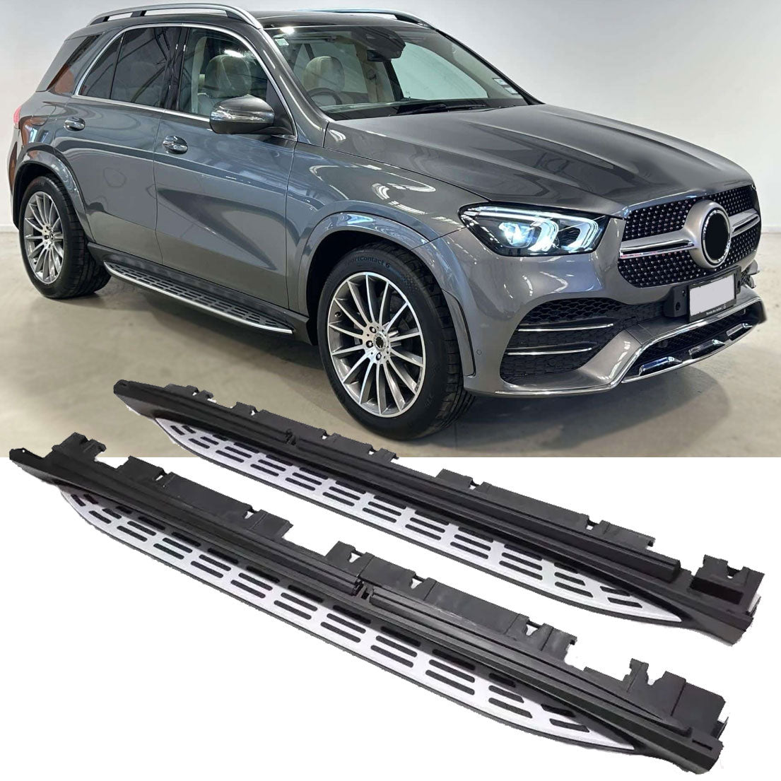 Pedane Laterali in Alluminio per Mercedes GLE SUV V167 2019-2026