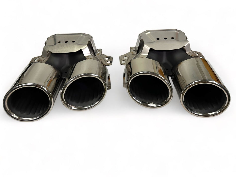 1X Set Terminali di Scarico 16752 Universale per Auto