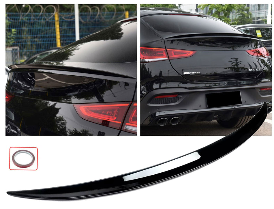 Spoiler Posteriore Nero Glans per Mercedes GLE Coupé C167 2019-2026