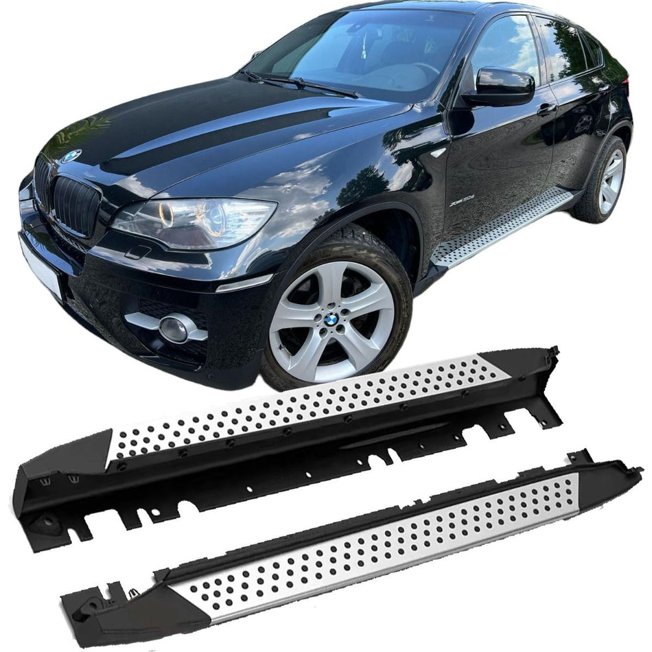 Pedane Laterali in Alluminio per BMW X6 E71 (2008-2014)