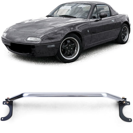 Alluminio Barra Duomi Anteriore 3 Pezzi Regolabile per Mazda MX-5 NA NB