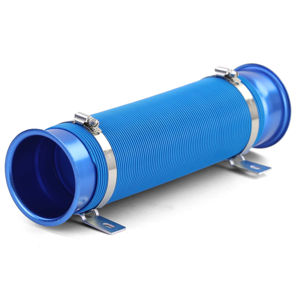 Aspirazione Aria Fredda Kit Blu Universal Filtro Sportivo Tuning Flex Schlauch