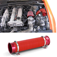 Cold Air, performance Kit Aspirazione Aria Tubo Flex Rosso Universale Filtro