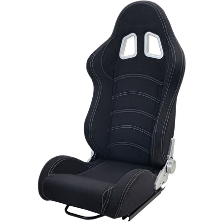 Tenzo-R Sedile Sportivo Halbschalensitz Tessuto Nero Grigio con 405er Guide