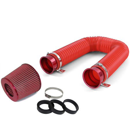 Kit di Aspirazione Fredda con Filtro Sportivo Rosso Universale