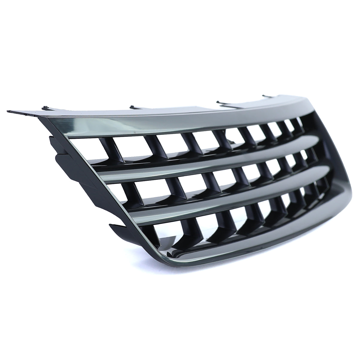 Griglia Senza Emblema Nera Lucida per Volkswagen Touareg 7L 02-06