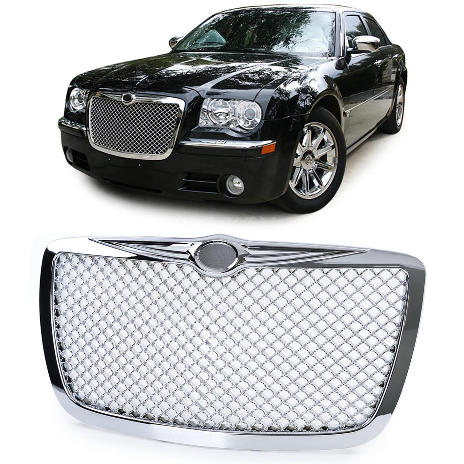 Griglia Sportiva Cromata Wabendesign per Chrysler 300C Berlina Touring 04-11