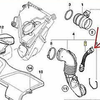 Tublo Sfiato  Aspirazione Aria BMW 1 3 5 7 E81 E87 E90 F10 F01 13717803842