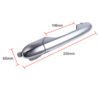 MANIGLIA PORTIERA ESTERNA PORTA SINISTRA SX PER FIAT 500 2007 312 CROMATA