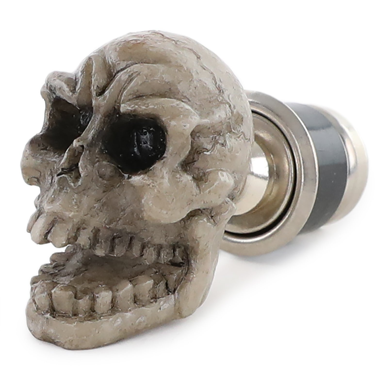 Accendino Totenkopf Skull Nero Eyes Ø 22mm Universale per Auto con Attacco 22mm