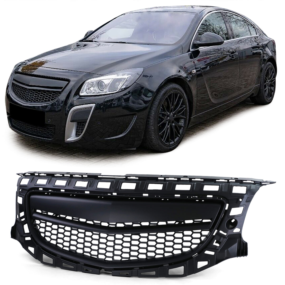Griglia Sportiva Wabendesign Senza Emblema per Opel Insignia 2008-2013