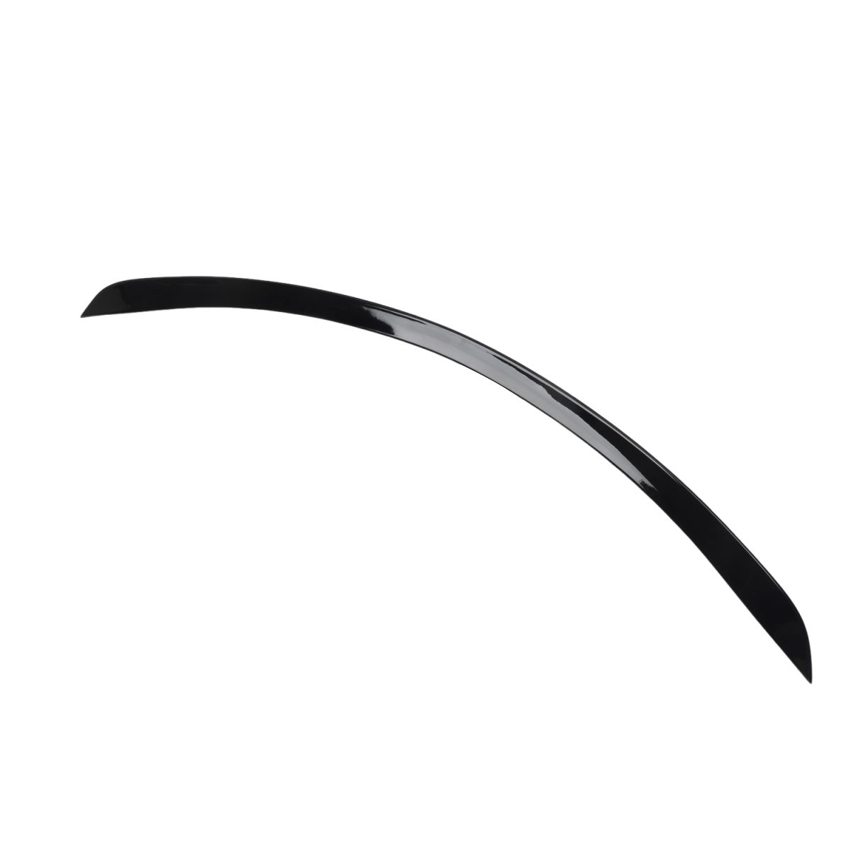 Spoiler Posteriore Nero Glans per Mercedes Classe C W205 2014-2021