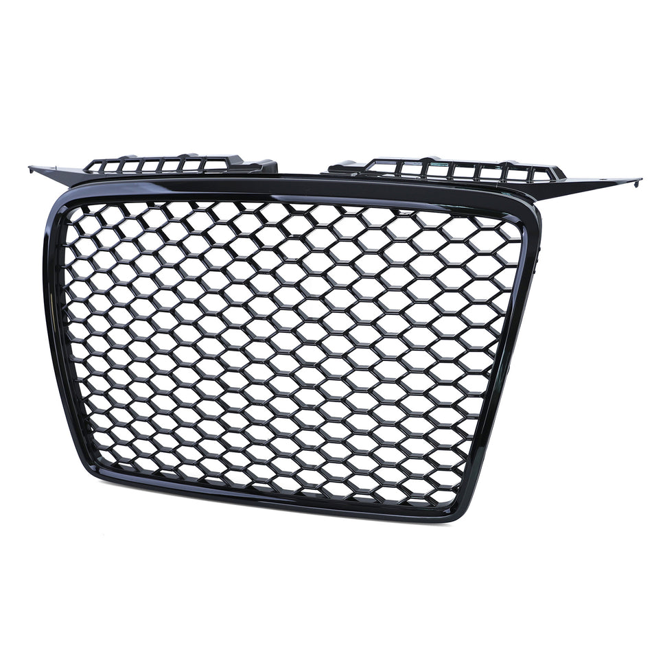 Griglia Nido d'Ape Nera Lucida Senza Emblema per Audi A3 8P 2003-2008